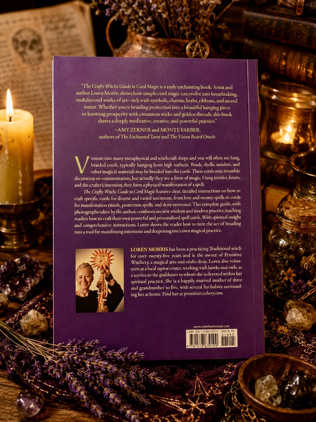 The Crafty Witch's Guide to Cord Magic — back cover